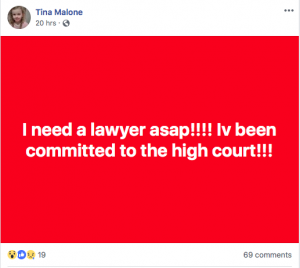Tina Malone Facebook