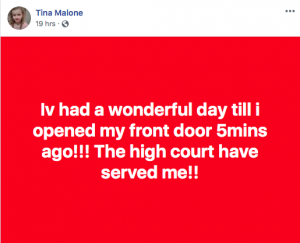 Tina Malone Facebook