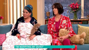 This Morning guest wants to marry her duvet