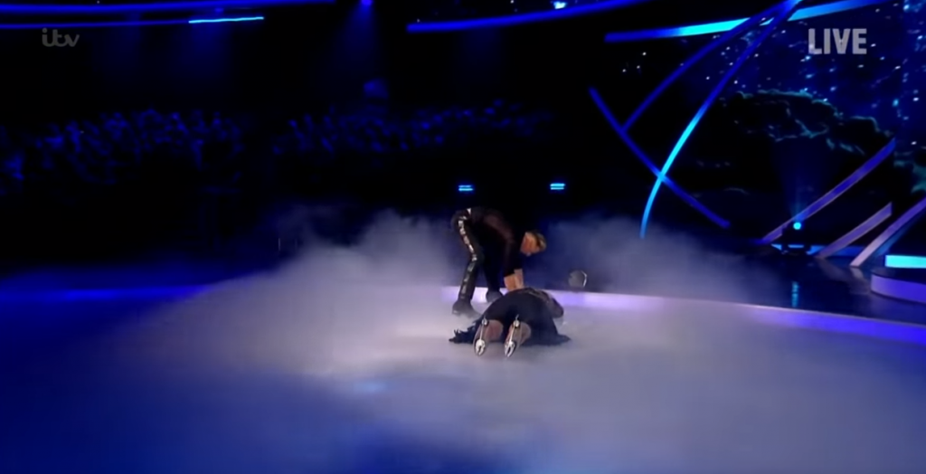 Matt helps Gemma up DOI
