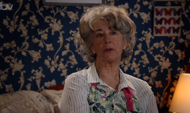 Evelyn confesses Credit: ITV