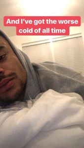 Wes Nelson suffers injury and cold on DOI