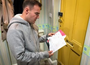 Tyrone gets a Valentine's Day card