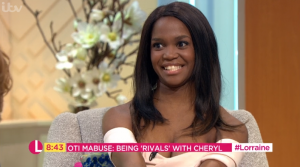 Oti Mabuse on Lorraine