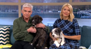 Phillip Schofield and holly Willoughby on this morning