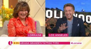 Lorraine Kelly and Brian Conley on Lorraine