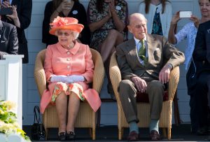 Queen and Prince Philip at Royal Windsor Cup Final 2018