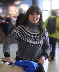 Davina arrives back from filming The Jump