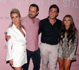 Danny Dyer with wife Jo, daughter Dani and her ex Jack Fincham