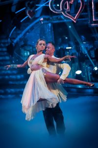 Ola and James Jordan on Strictly Come Dancing (Guy Levy/BBC)