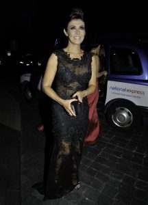 Kym Marsh Attends The Emerald Charity Ball At Hilton Hotel In Manchester