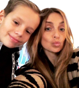Louise Redknapp and son, Beau