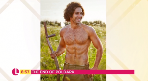 Lorraine Kelly gushes over Poldark