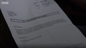 Bobby Beale release letter EastEnders