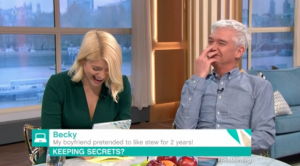 Holly Willoughby and Phillip Schofield on This Morning