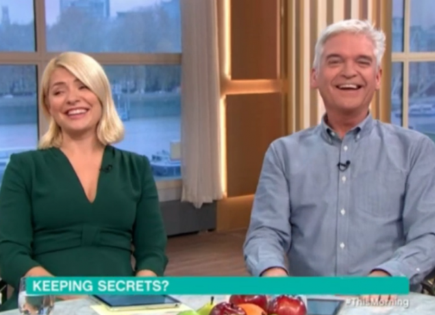 Holly Willoughby and Phillip Schofield on This Morning