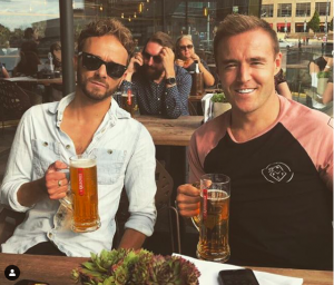 Alan Halsall Jack P Shepherd Instagram @alanhalsall