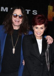 Sharon Osbourne and Ozzy Osbourne have the most awkward hug ever while announcing Ozzfest meets Knotfest - Los Angeles