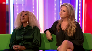 The One Show, Mary J. Blige, Matt Baker, Alex Jones (Credit: iPlayer)