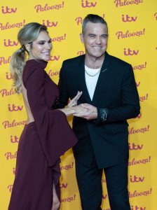 Robbie Williams and Ayda Field at The ITV Gala at the Royal Festival Hall