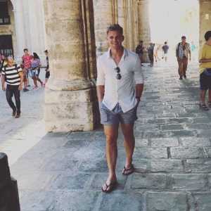 Jeff Brazier on his honeymoon in Cuba