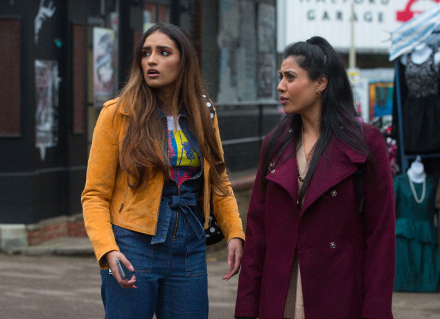 EastEnders SPOILER: First look at new the new Ronnie and Roxy, Iqra and Habiba Ahmed