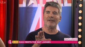 Simon Cowell on Lorraine