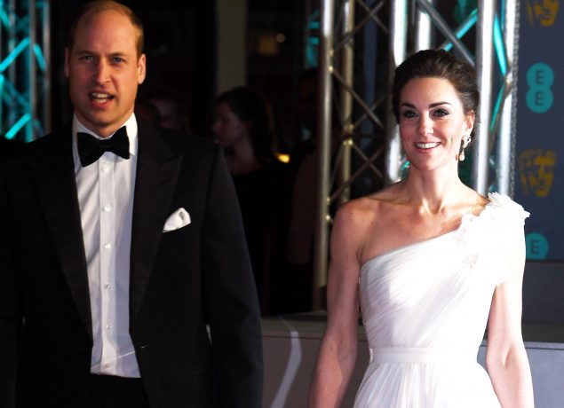 The Duke and Duchess Of Cambridge arrive at the 2019 BAFTA Awards at London's Royal Albert Hall. Pictured: Duke Of Cambridge And Duchess Of Cambridge Ref: SPL5062718 100219 NON-EXCLUSIVE Picture by: SplashNews.com Splash News and Pictures Los Angeles: 310-821-2666 New York: 212-619-2666 London: 0207 644 7656 Milan: 02 4399 8577 photodesk@splashnews.com World Rights