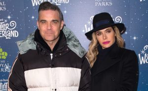 Robbie Williams and wife Ayda Field at the Hyde Park Winter Wonderland