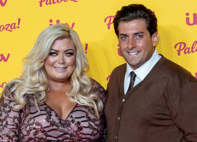 Gemma Collins and James Argent at The ITV Gala at the Royal Festival Hall