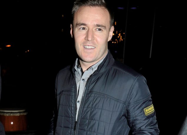 Celebrities Featured: Celebs arrive for the opening of The Ivy in Manchester, UK. Rhian Sugden outfit - Jumpsuit - ASOS - ?48 Shoes - Aldo Bag - Aldo Pictured: Alan Halsall Ref: SPL5044213 231118 NON-EXCLUSIVE Picture by: Aaron Parfitt / SplashNews.com Splash News and Pictures Los Angeles: 310-821-2666 New York: 212-619-2666 London: 0207 644 7656 Milan: 02 4399 8577 photodesk@splashnews.com World Rights