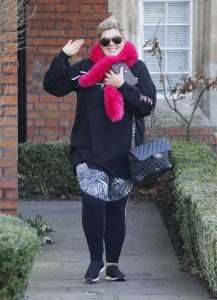 Gemma Collins Is All Smiles As She Is Seen Leaving Her Home Heading To The Dancing On Ice Studios
