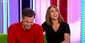 Matt reacts to the guest's comment