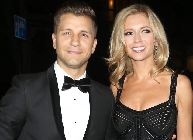 Pasha Kovalev and Rachel Riley at the GQ men of the year awards 2016 at Tate Modern in London.