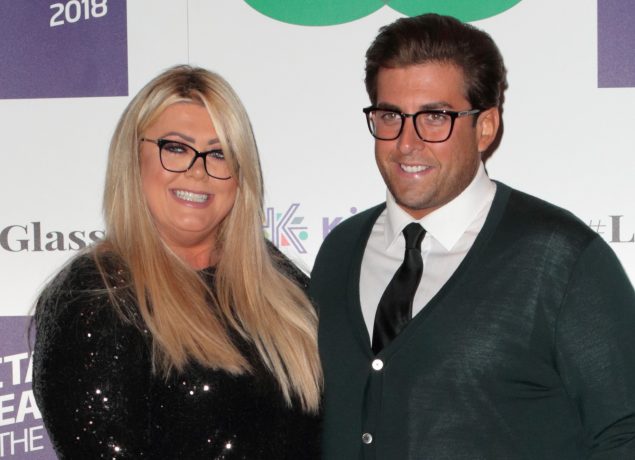 Gemma Collins and James Argent at the Specsavers Spectacle Wearer Of The Year 2018
