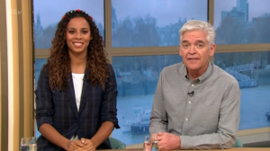 Rochelle Humes and Phillip Schofield on This Morning