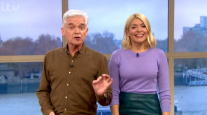 Phillip Schofield and Holly Willoughby on This Morning