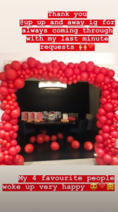 Kate's special decorations 