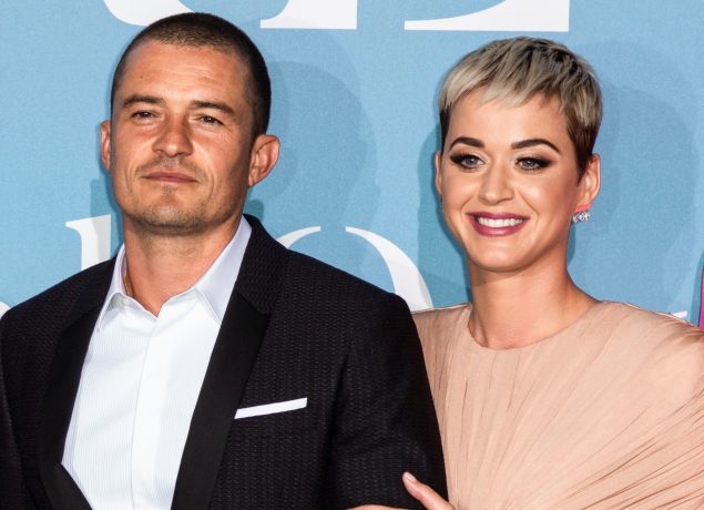 Orlando Bloom and Katy Perry at the Gala For The Global Ocean Arrivals In Monte Carlo