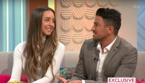 Peter Andre and wife Emily on Lorraine