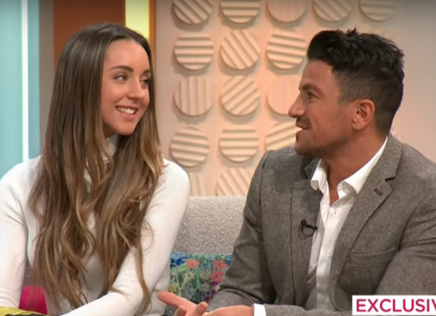 Peter Andre and wife Emily on Lorraine