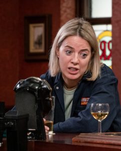 Abi Franklin at the bar