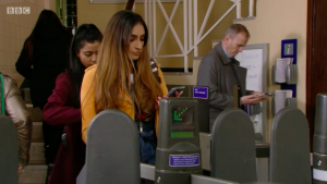 Habiba and Iqra arrive in Walford, EastEnders