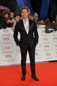 AJ Pritchard at the National Television Awards