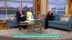 Judith Kilshaw on This Morning 