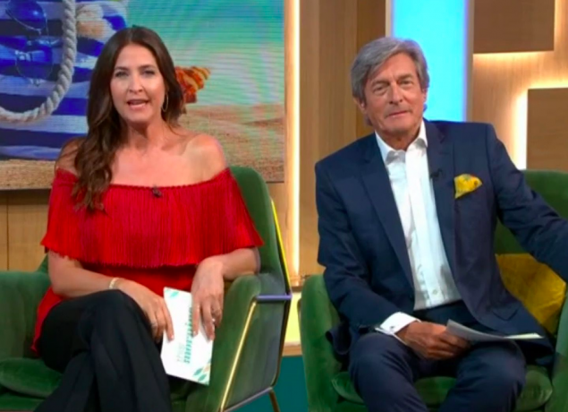 Nigel Havers Lisa Snowdon present This Morning