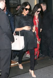 Meghan Markle And Abigail Spencer Leaving Restaurant In New York