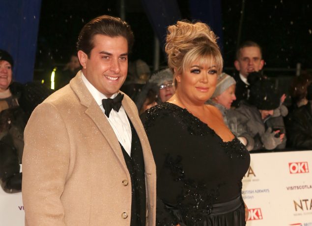 Gemma Collins and Arg at The National Television Awards 2019