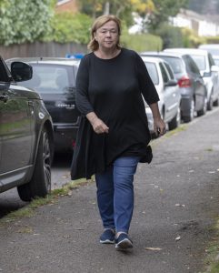 Pauline Quirke out and about near her London home