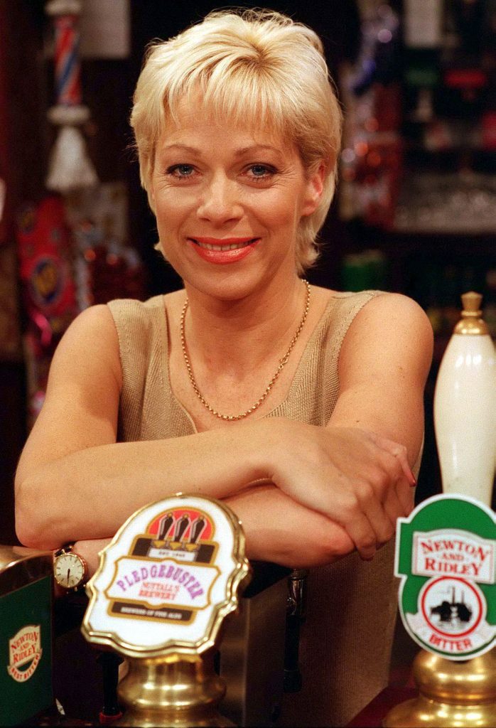 Editorial use only. Exclusive - Premium Rates Apply. Call your Account Manager for pricing. Mandatory Credit: Photo by ITV/REX/Shutterstock (689861hw) 'Coronation Street' TV - 1997 - Natalie Barnes [Denise Welch] ITV ARCHIVE